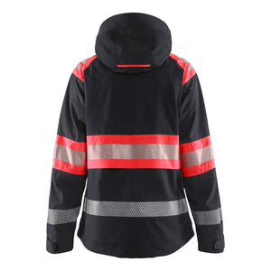 Blaklader BLAKLADER 44301977 WOMEN’S HI VIS SHELL JACKET Hi Vis Reflective Shell Work Jacket WOMEN - Waterproof - 443019779955_2
