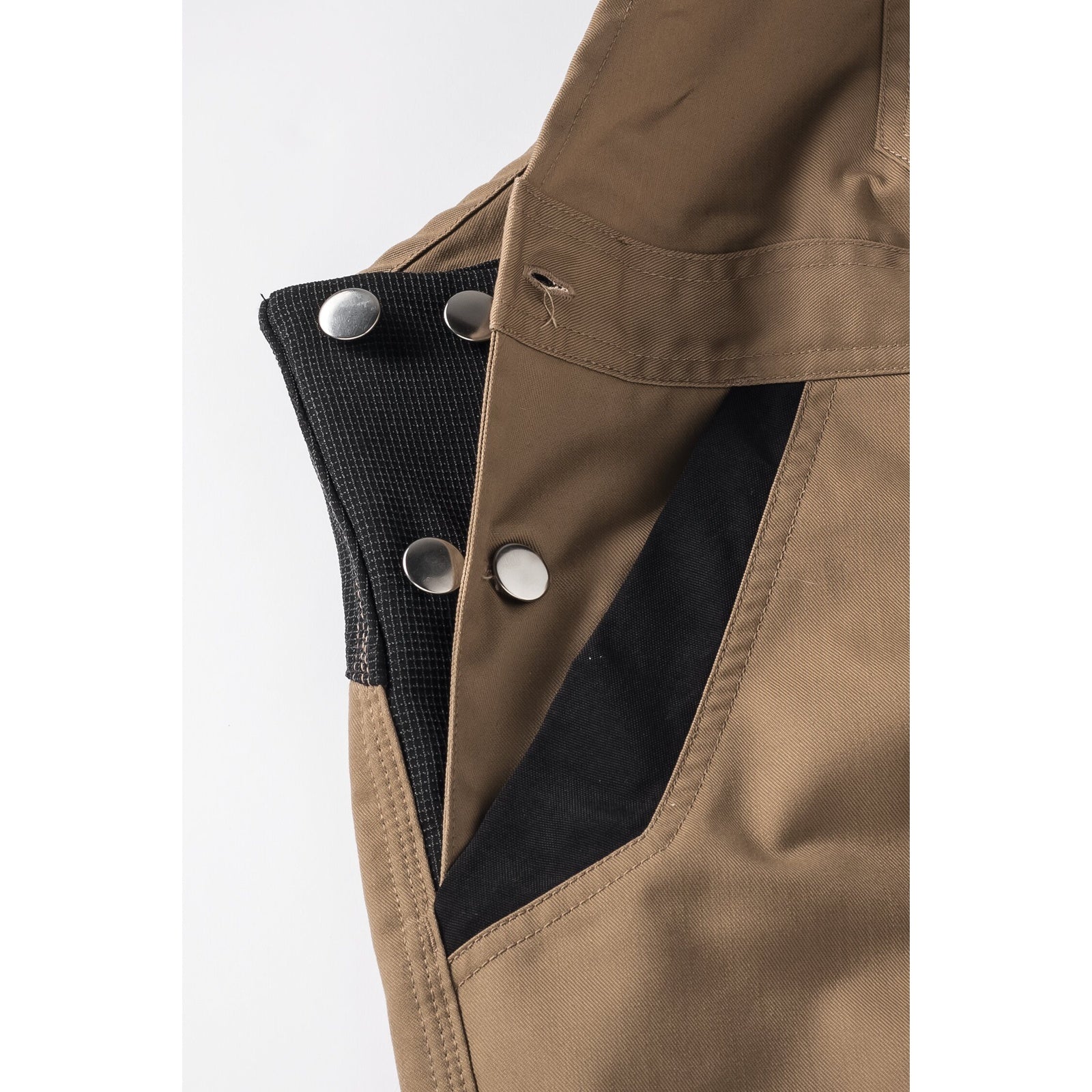 Planam Norit Women's dungarees slate/black - Always fits perfectly - thanks to ist adjustable waist