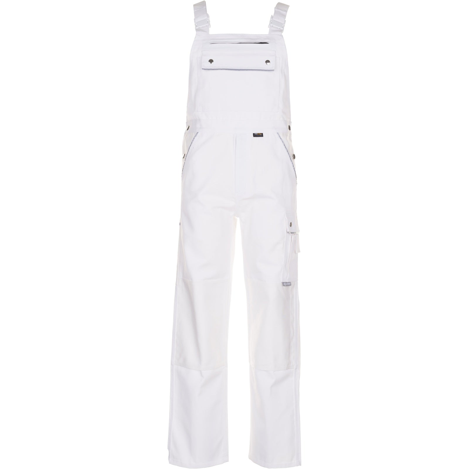 Planam Canvas 320 Dungarees pure white/pure white - Main