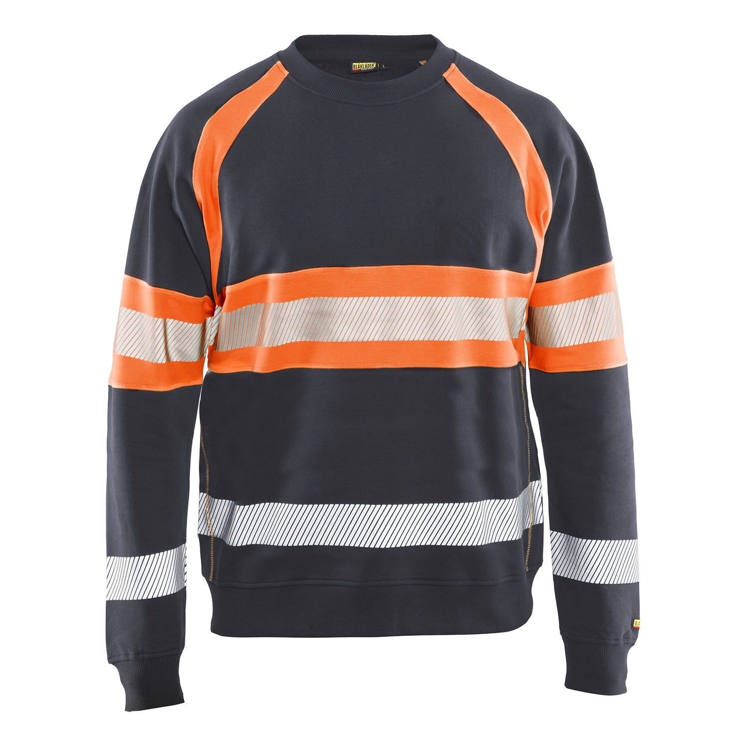 Blaklader BLAKLADER 33591158 Hi Vis Sweater Hi Vis Reflective Work Sweatshirt MEN - 100% Cotton - 335911589653