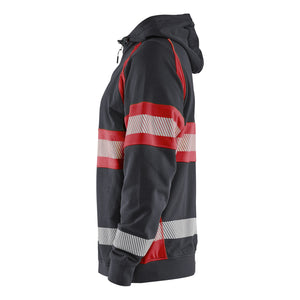 Blaklader BLAKLADER 35521158 Hi Vis Hoodie Hi Vis Reflective Hoodie Work Sweatshirt MEN - 100% Cotton - 355211589955_CL