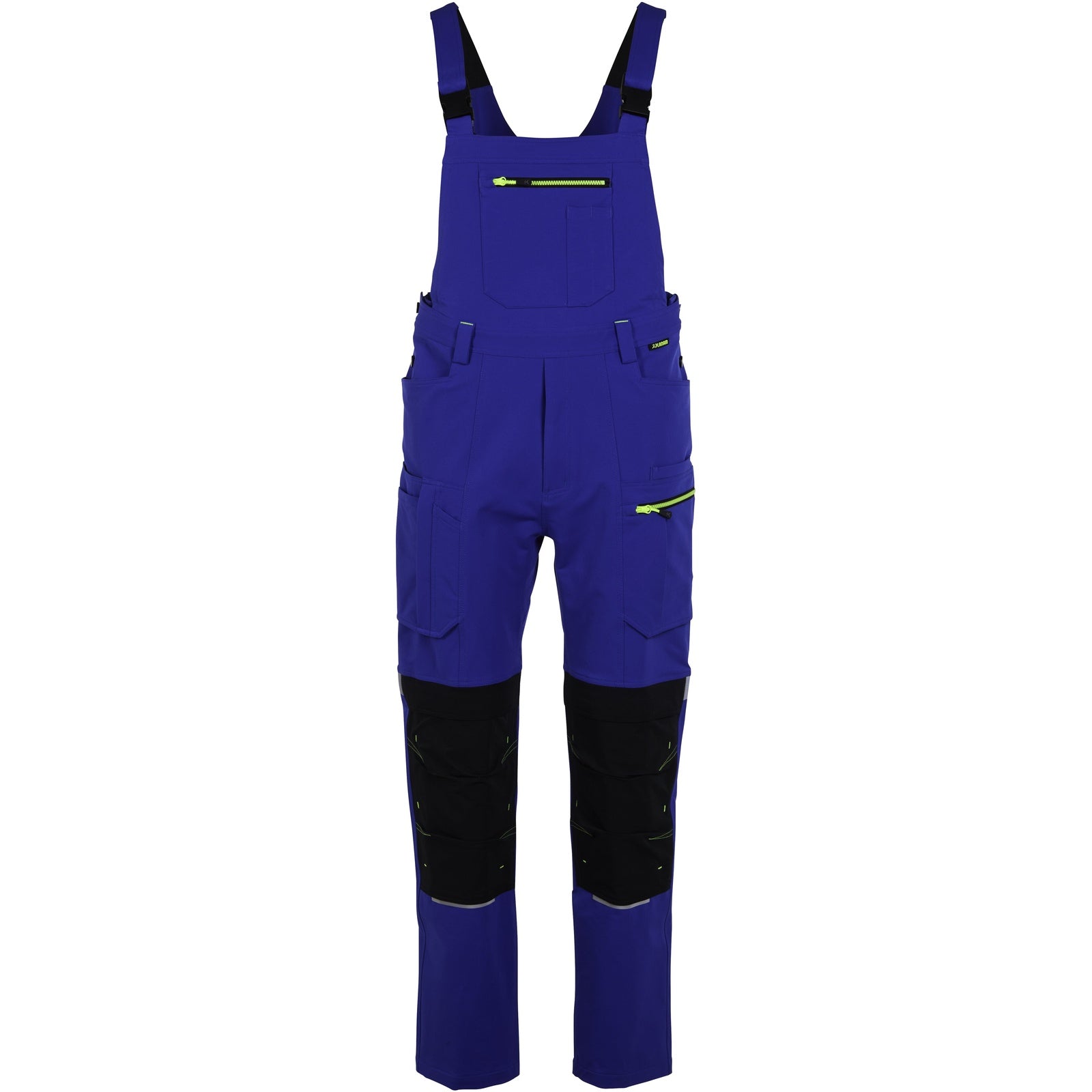 Planam rECOline Bibpant royal blue/black - Model view 1