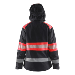 Blaklader BLAKLADER 44301977 WOMEN’S HI VIS SHELL JACKET Hi Vis Reflective Shell Work Jacket WOMEN - Waterproof - 443019779955_3