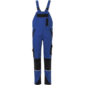 Planam Norit Women's dungarees royal blue/black - Main