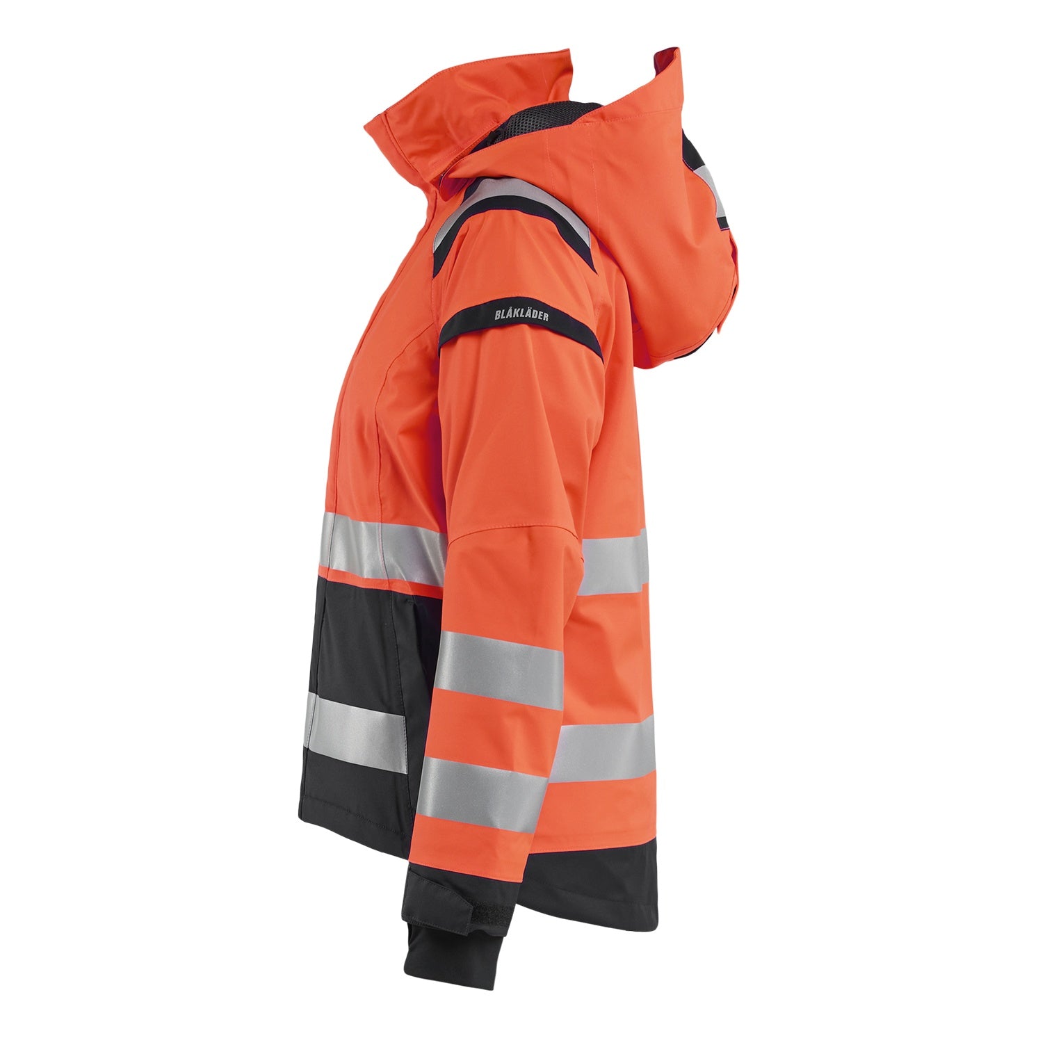 Blaklader BLAKLADER 49041987 Women's Hi Vis Shell Jacket Hi Vis Reflective Shell Work Jacket WOMEN - Waterproof - 490419875599_CL
