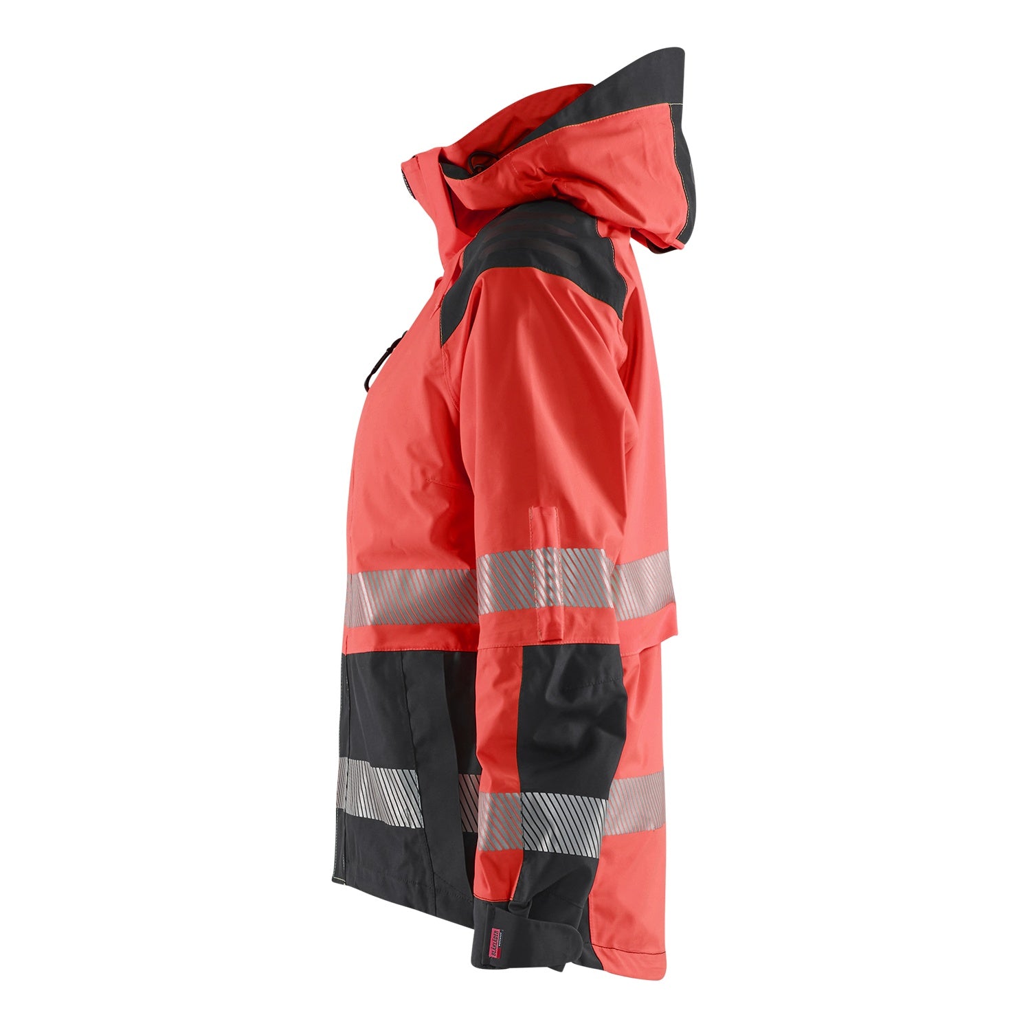 Blaklader BLAKLADER 44361987 Women’s Hi Vis Shell Jacket Hi Vis Reflective Shell Work Jacket WOMEN - Waterproof - 443619875599_CL