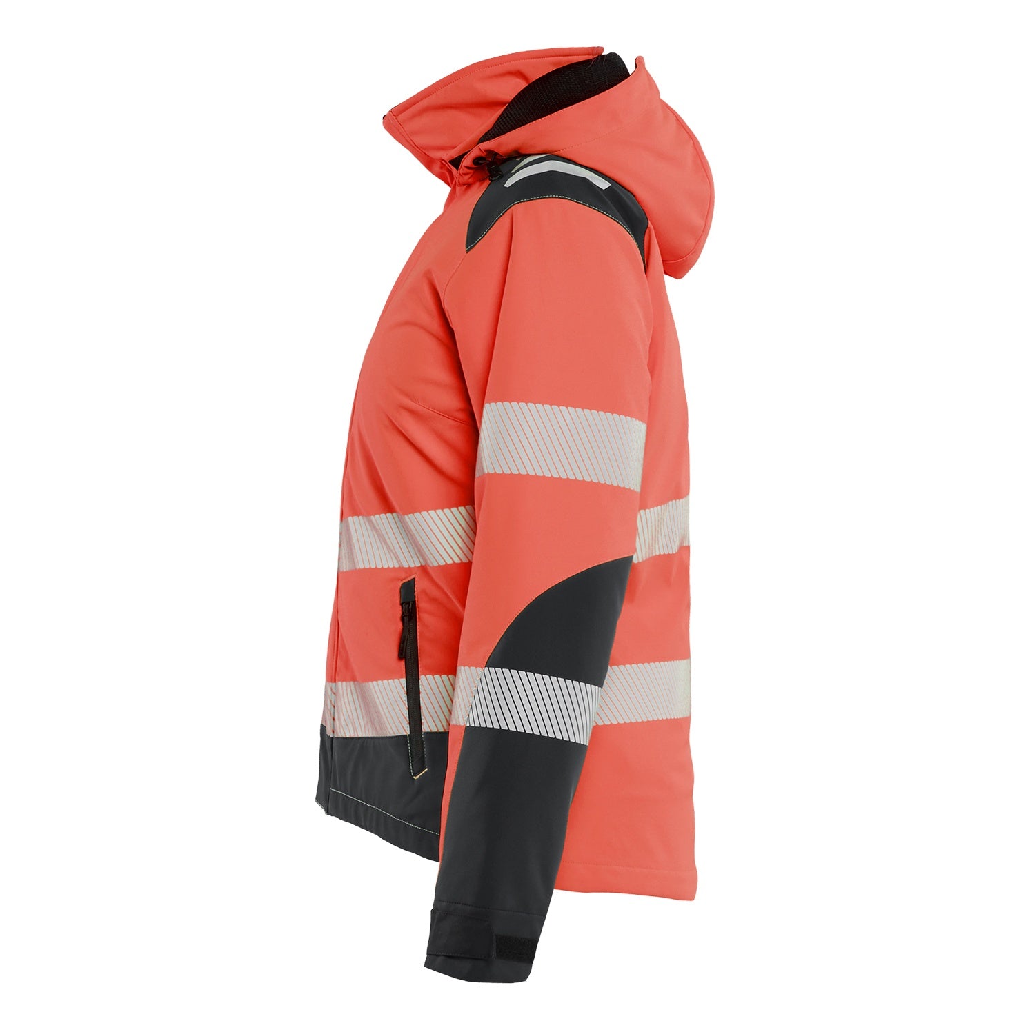 Blaklader BLAKLADER 44012513 Women's Hi vis Lightweight lined Winter Softshell Jacket Hi Vis Reflective Softshell Work Jacket WOMEN - Waterproof - 440125135599_CL