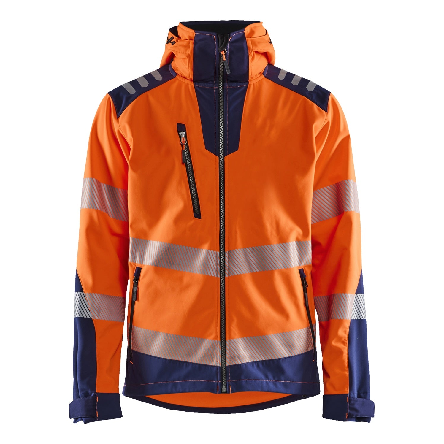 Blaklader BLAKLADER 44912513 Hi Vis Softshell jacket Hi Vis Reflective Softshell Work Jacket MEN - Waterproof - 449125135389