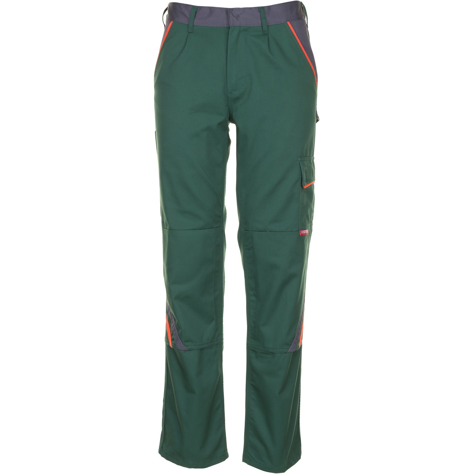 Planam Visline Trousers green/orange/slate - Model view 1