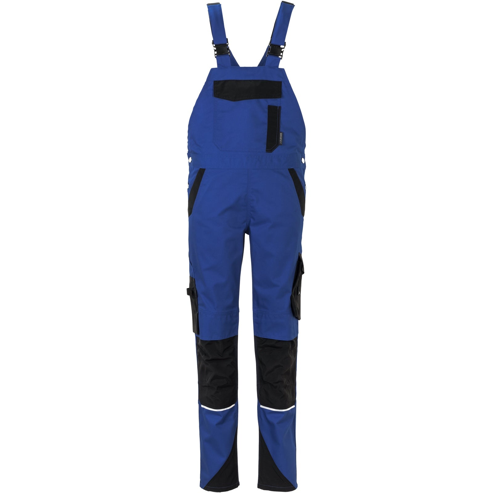 Planam Norit Women's dungarees royal blue/black - Model view 1