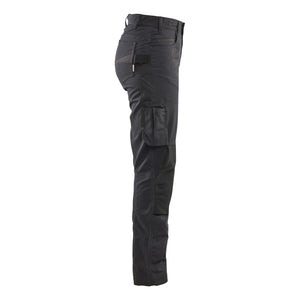 Blaklader BLAKLADER 71951330 | Women's service trousers with stretch Hi Vis Reflective Work Trousers Women - Ripstop Fabric - 719513309998_CR