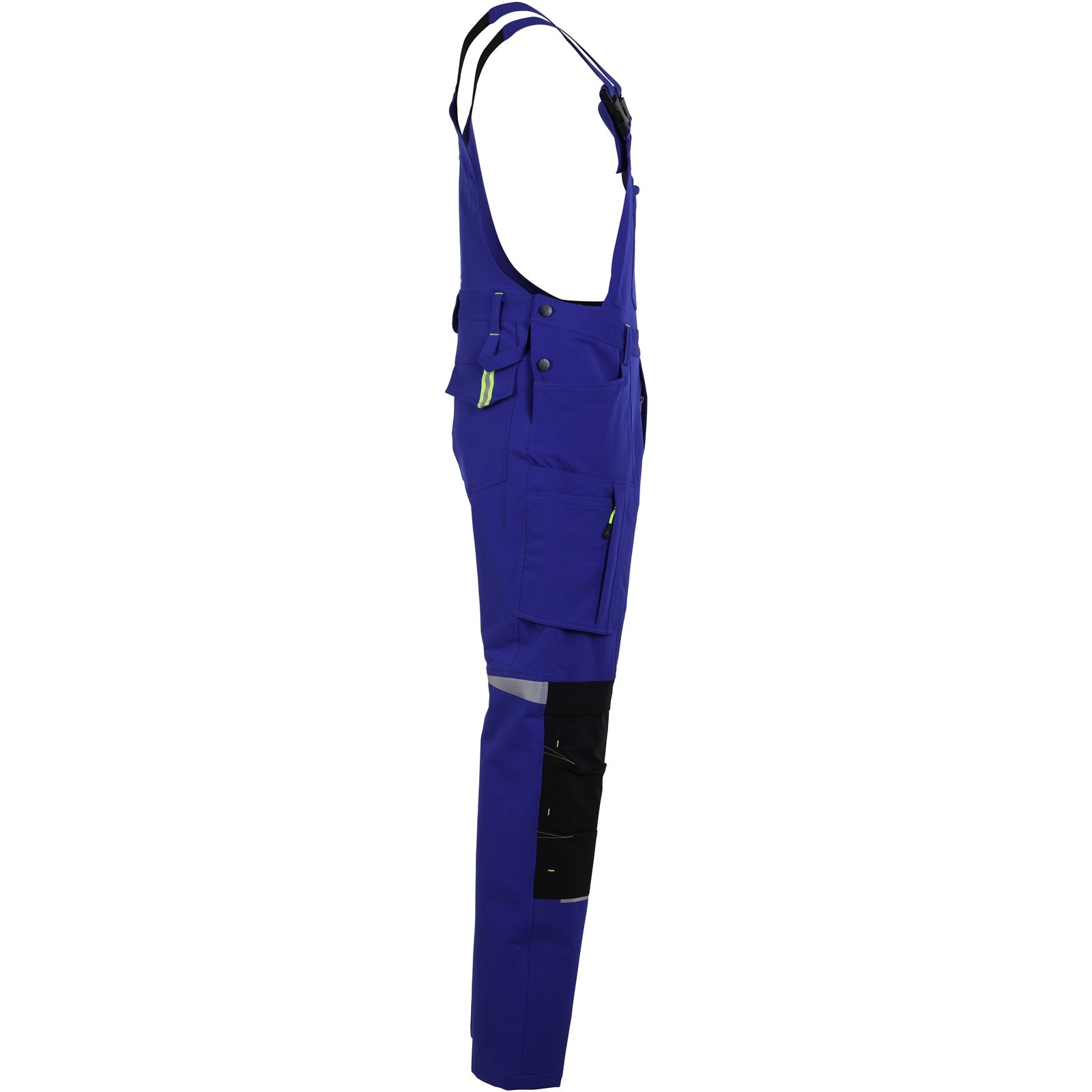 Planam rECOline Bibpant royal blue/black - Model view 3