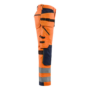 Blaklader BLAKLADER 15651811 | Ventilated Hi Vis trousers Hi Vis Reflective Work Trousers Men - Mesh Panels - 156518115389_CR