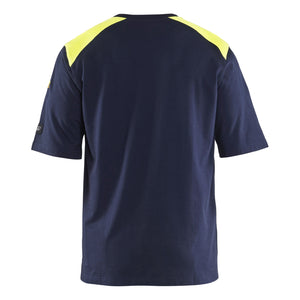 Blaklader BLAKLADER 34761737 Flame resistant T shirt Hi Vis Reflective Short Sleeve Work T-Shirt MEN - Flame Retardant - 347617378933_2