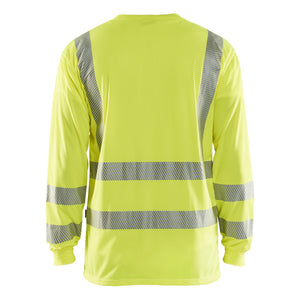 Blaklader BLAKLADER 33851013 Hi Vis UV Long sleeved T shirt Hi Vis Reflective Long Sleeve Work T-Shirt MEN - 100% Polyester - 338510133300_2