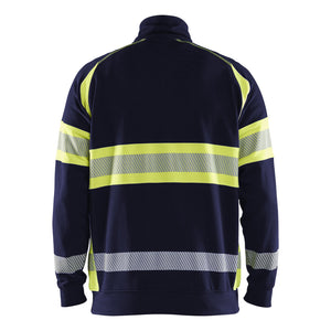 Blaklader BLAKLADER 35531158 Hi Vis Sweater Hi Vis Reflective Half-zip Work Sweatshirt MEN - 100% Cotton - 355311588933_2