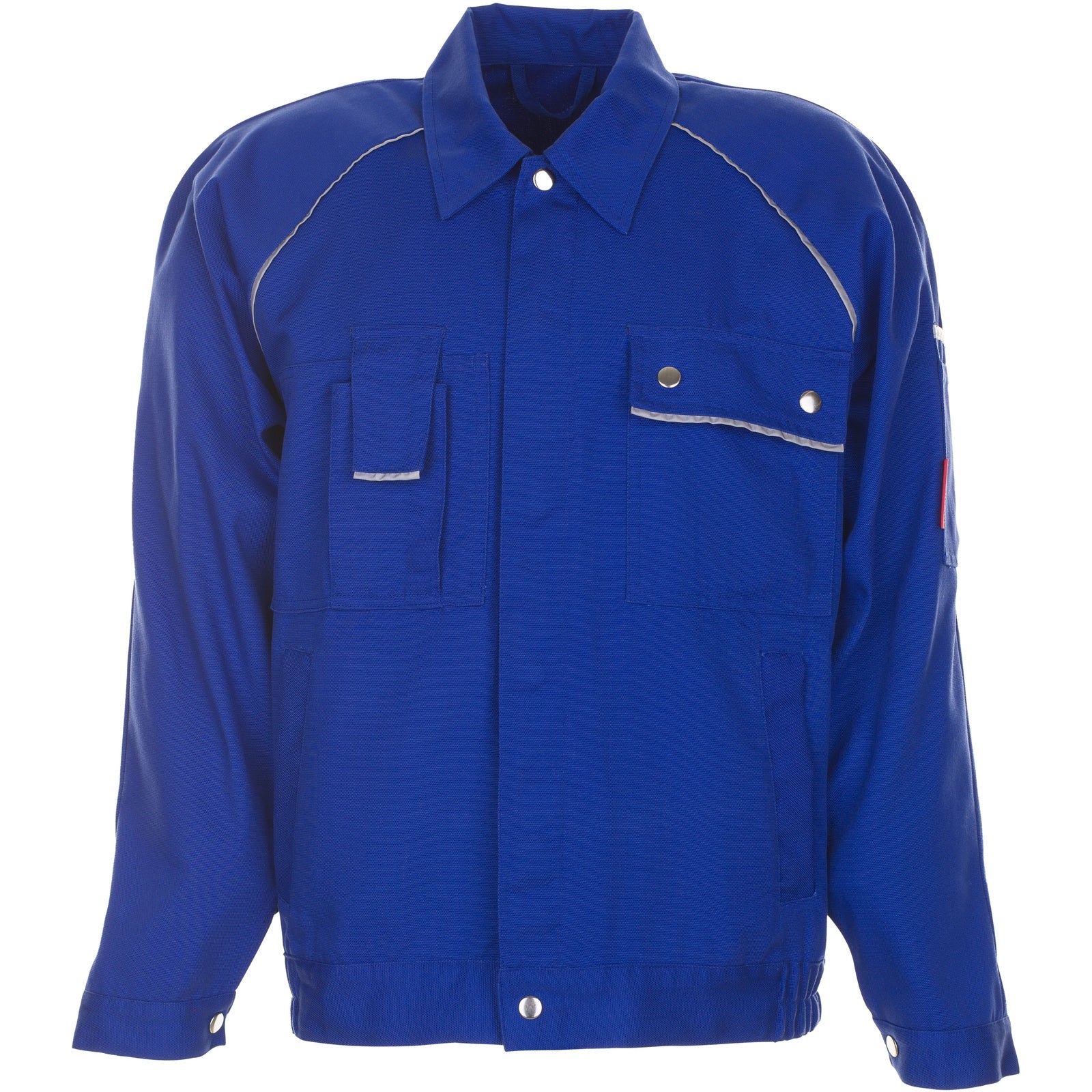 Planam Canvas 320 Waisted Jacket royal blue/royal blue - Model view 1