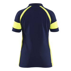 Blaklader BLAKLADER 35291050 Women's Polo Shirt with Hi vis Hi Vis Reflective Short Sleeve Work Polo WOMEN - 60% Cotton - 352910508933_2