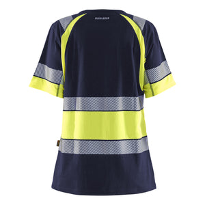 Blaklader BLAKLADER 34101030 Women’s Hi Vis T Shirt Hi Vis Reflective Short Sleeve Work T-Shirt WOMEN - 100% Cotton - 341010308833_2