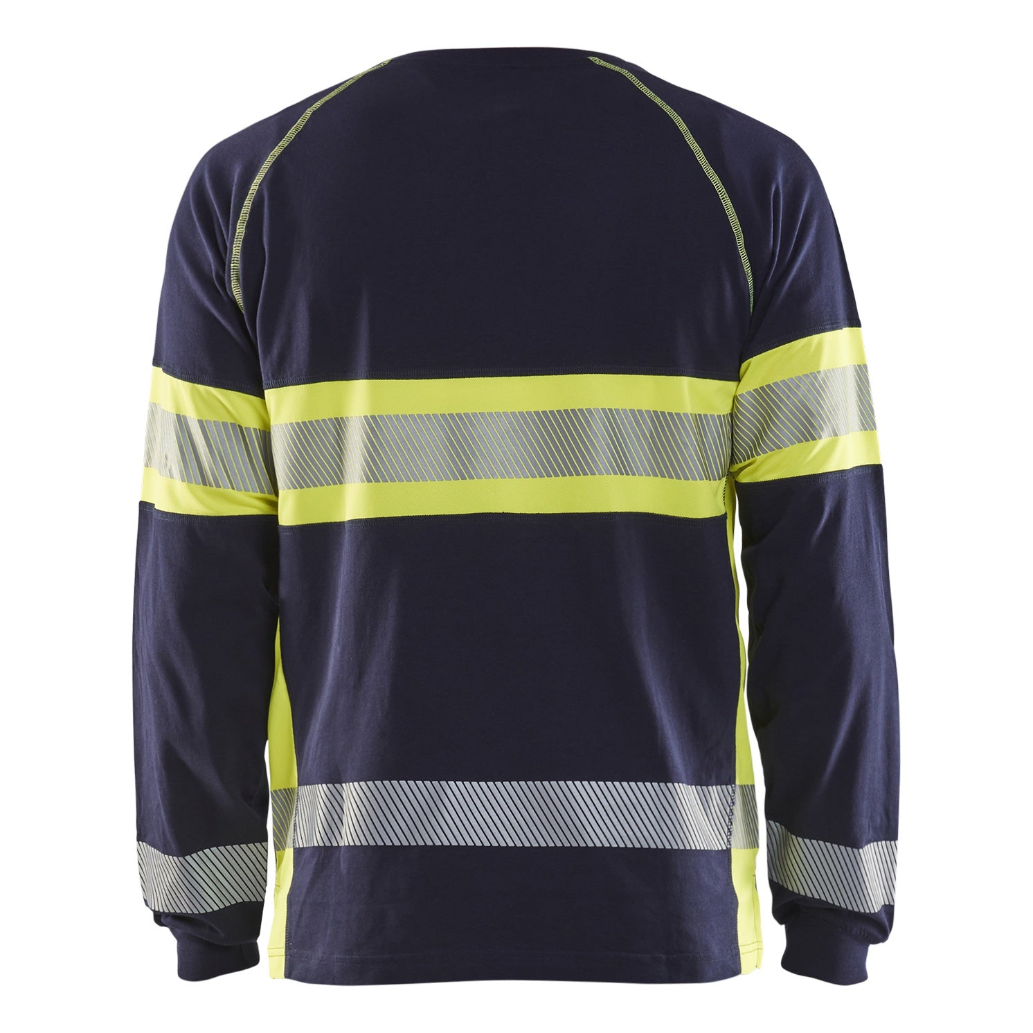 Blaklader BLAKLADER 35101030 Hi Vis Long Sleeved T Shirt Hi Vis Reflective Long Sleeve Work T-Shirt MEN - 100% Cotton - 351010308833_2