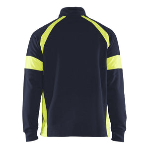 Blaklader BLAKLADER 35501158 Hi Vis Reflective Half-zip Work Sweatshirt MEN - 100% Cotton - 355011588933_2
