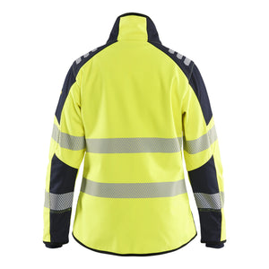 Blaklader BLAKLADER 44481560 Women's Multinorm softshell Jacket Hi Vis Reflective Softshell Work Jacket WOMEN - Flame Resistant - 444815603389_2