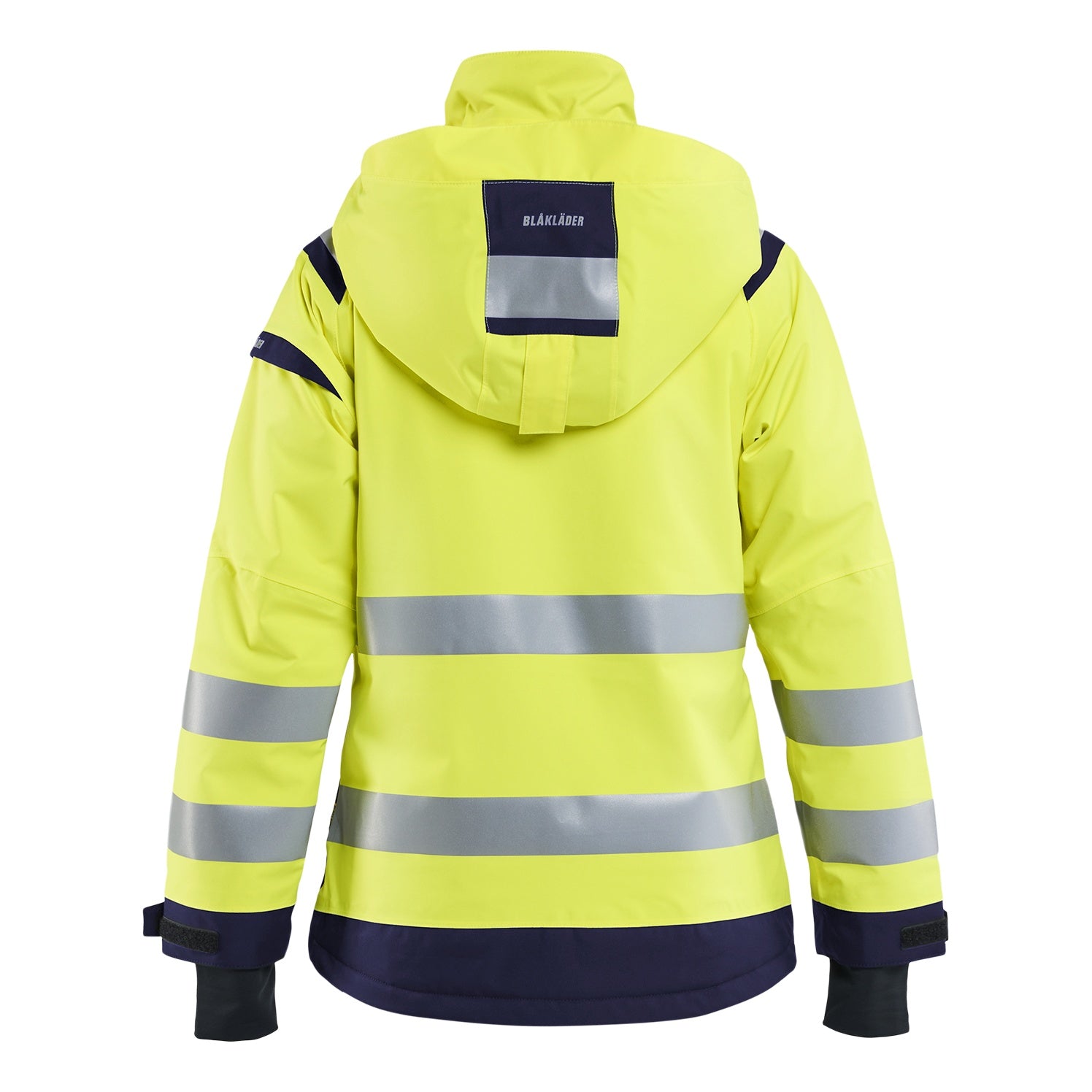 Blaklader BLAKLADER 49041987 Women's Hi Vis Shell Jacket Hi Vis Reflective Shell Work Jacket WOMEN - Waterproof - 490419873389_2