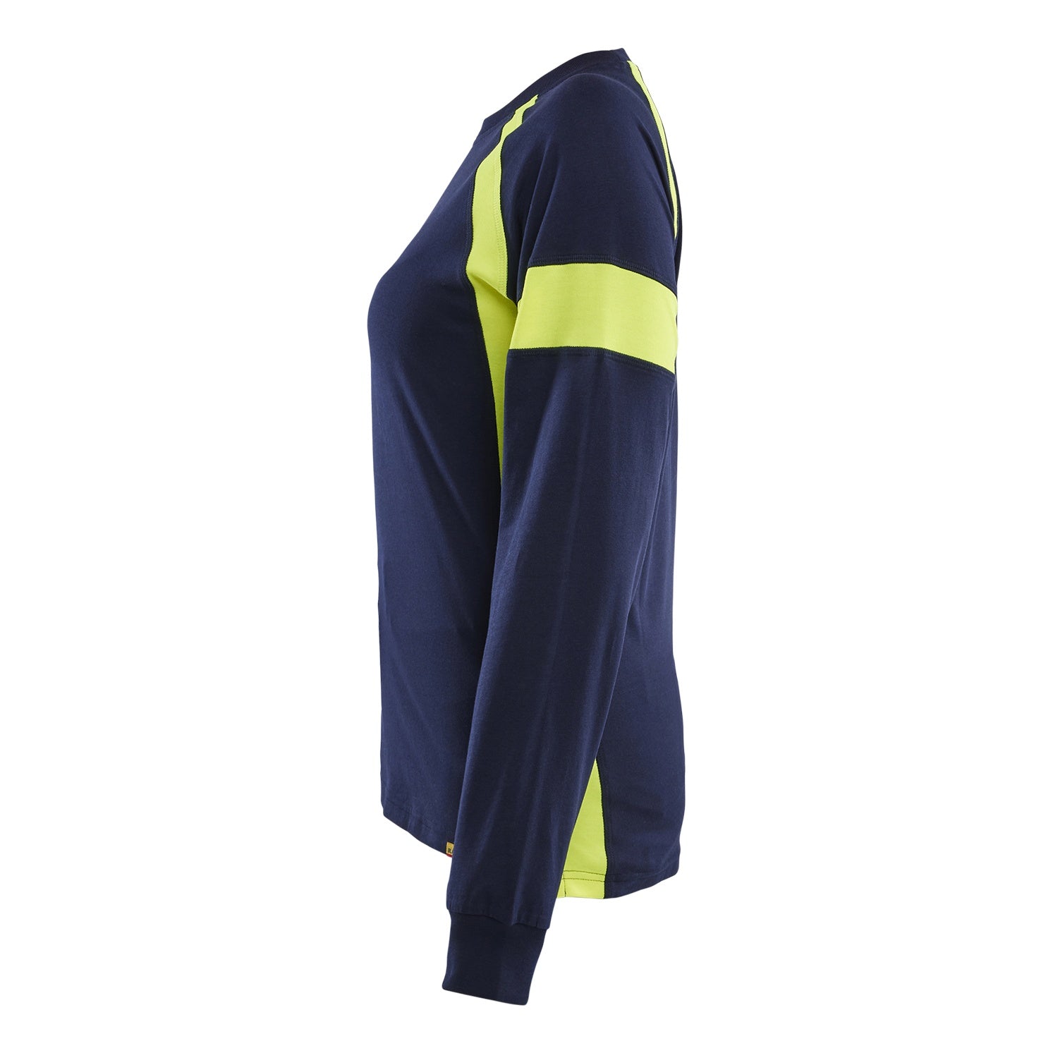 Blaklader BLAKLADER 35211030 Women's Long Sleeved T shirt with Hi Vis Hi Vis Reflective Long Sleeve Work T-Shirt WOMEN - 100% Cotton - 352110308833_CL