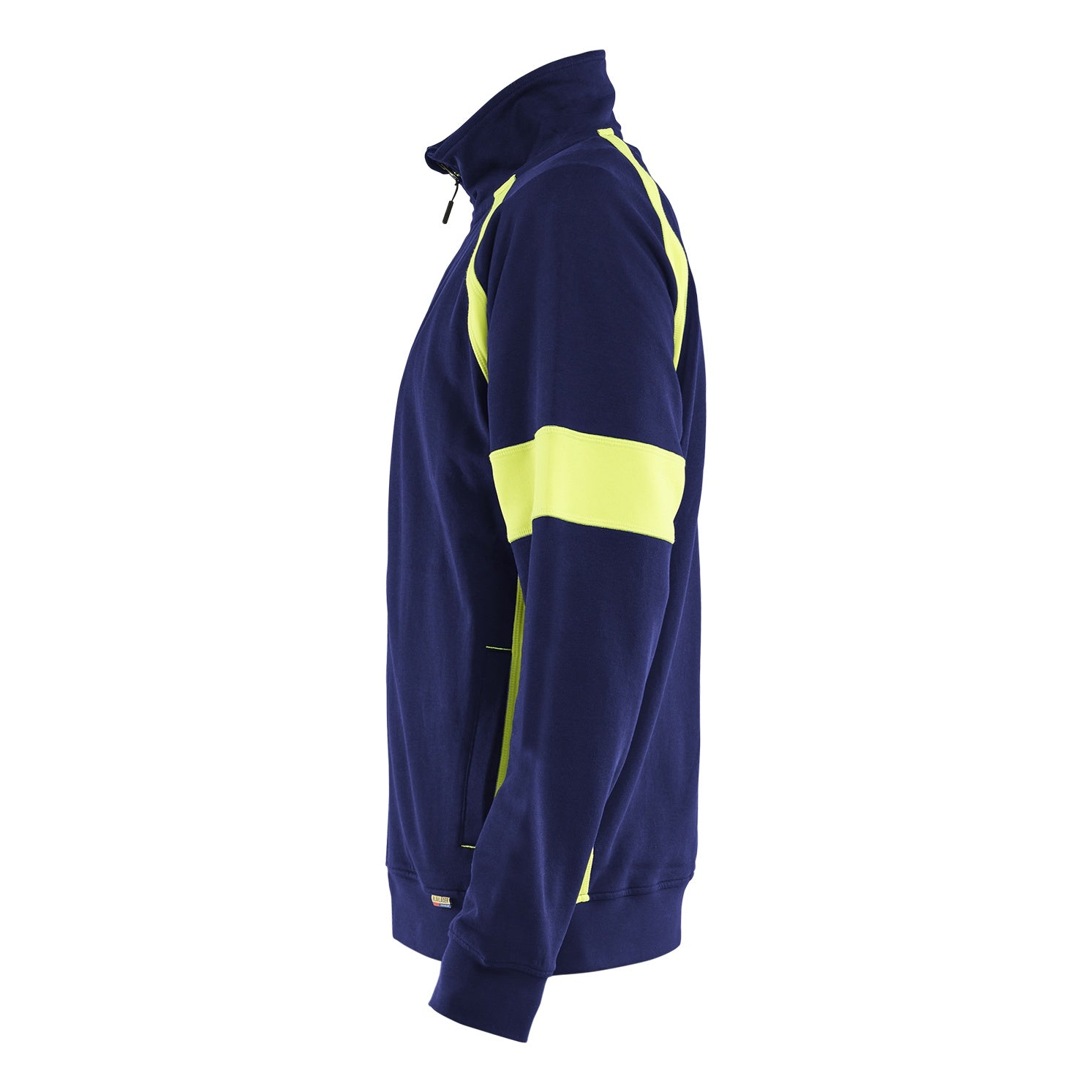 Blaklader BLAKLADER 35671158 Hi Vis Reflective Full Zip Work Sweatshirt MEN - 100% Cotton - 356711588933_CL