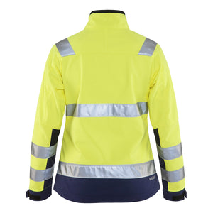 Blaklader BLAKLADER 49022517 Women's Hi Vis Softshell Jacket Softshell Work Jacket WOMEN - Waterproof - 490225173389_2