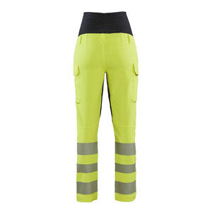 Blaklader BLAKLADER 71001642 Women's hi Vis 4 way stretch maternity trousers Hi Vis Reflective Work Trousers Women - water repellent - 710016423399_2
