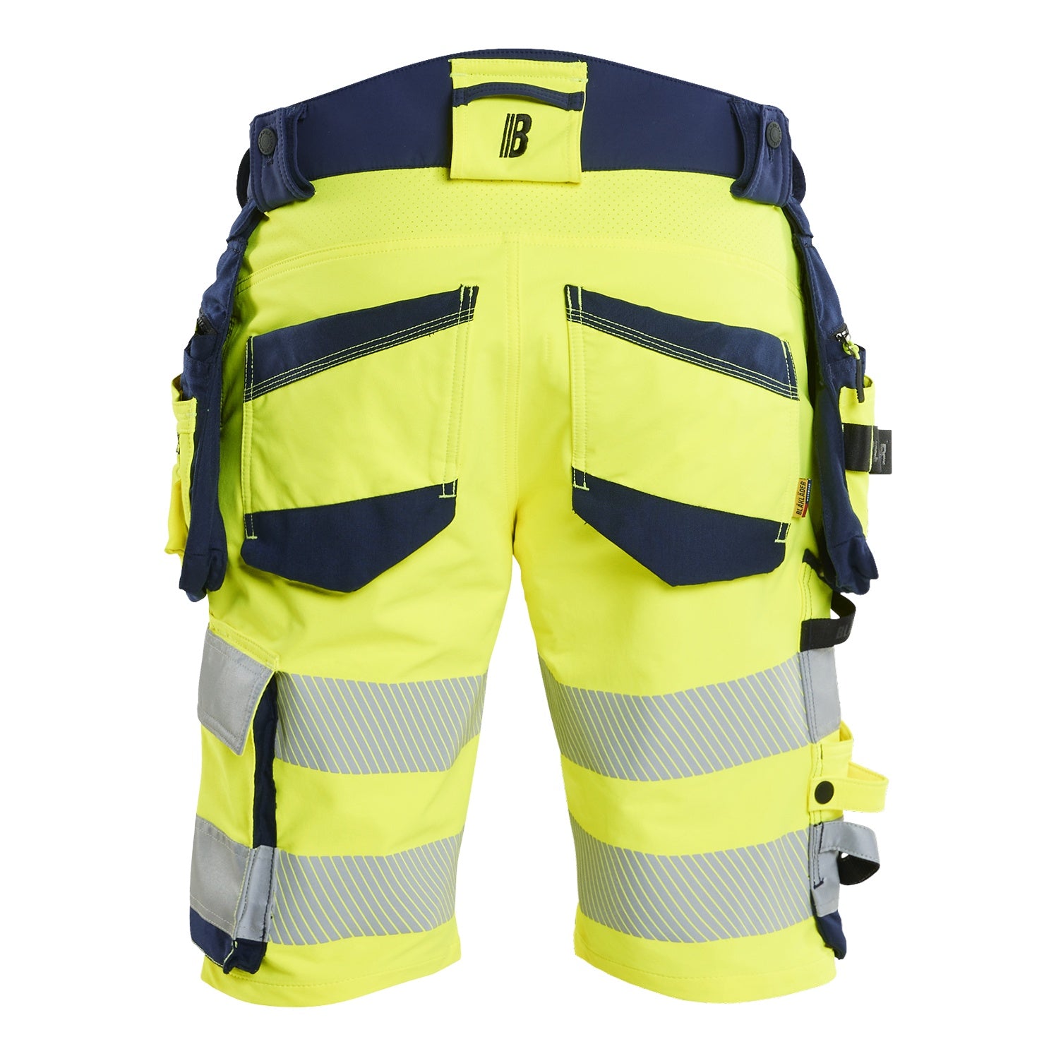 Blaklader BLAKLADER 11201648 Hi Vis shorts 4 way stretch Hi Vis Reflective Work Shorts Men - double weave - 112016483389_2