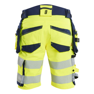 Blaklader BLAKLADER 11201648 Hi Vis shorts 4 way stretch Hi Vis Reflective Work Shorts Men - double weave - 112016483389_2