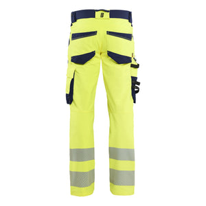 Blaklader BLAKLADER 11241648 Hi Vis Trousers 4 Way Stretch Hi Vis Reflective Work Trousers Men - double weave - 112416483389_2