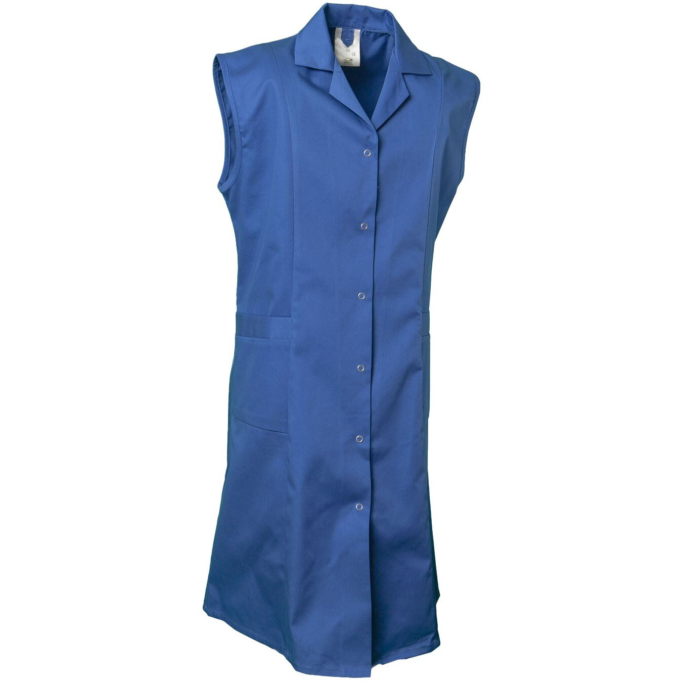 Planam Ladies Coat sleeveless royal blue - Model view 1