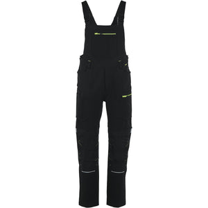 Planam rECOline Bibpant black/black - Model view 1
