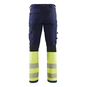 Blaklader BLAKLADER 11931642 | Hi Vis 4 way stretch trousers Hi Vis Reflective Work Trousers Men - Water Repellent - 119316428933_2
