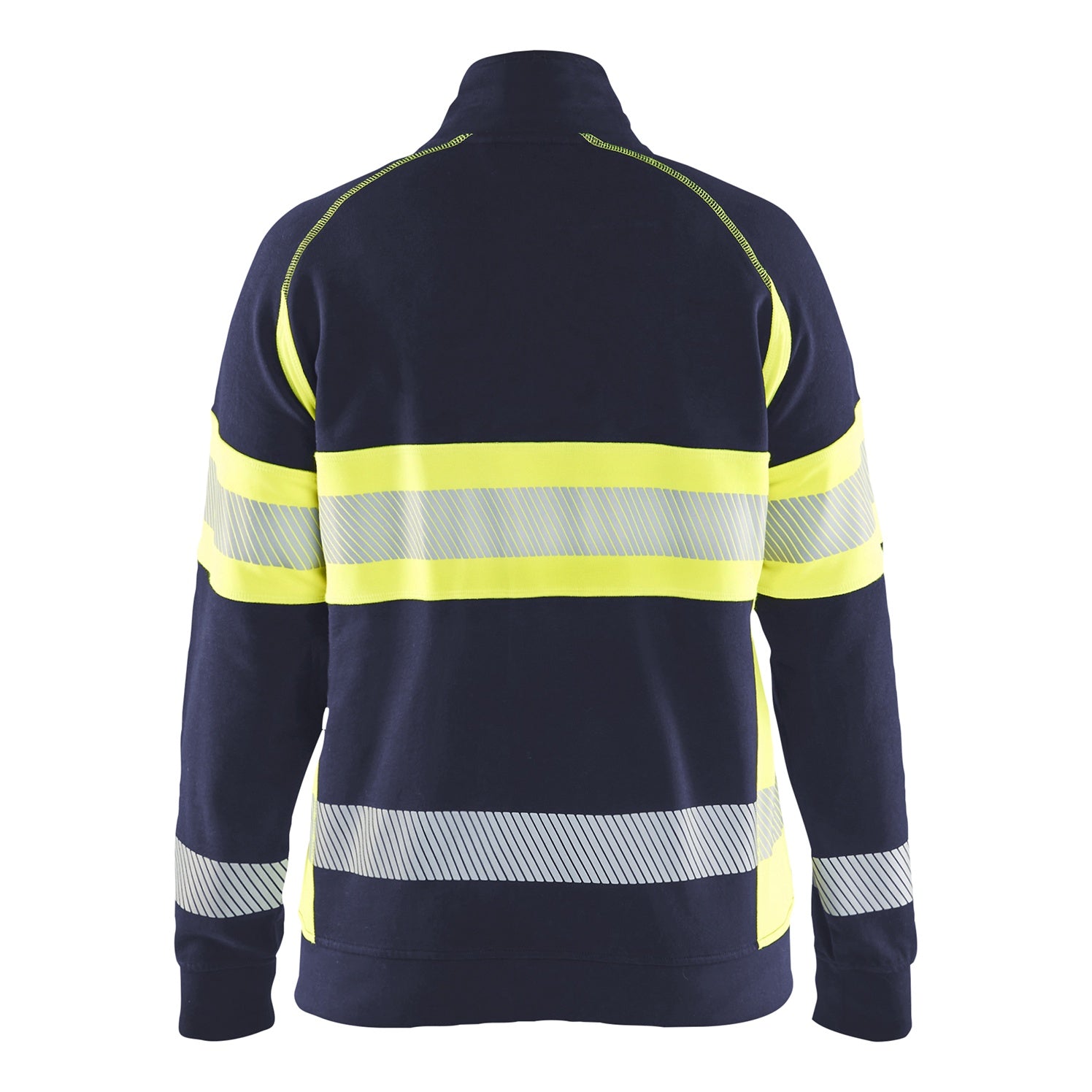 Blaklader BLAKLADER 35051158 Hi Vis Reflective Full-zip Work Sweatshirt WOMEN - 100% Cotton - 350511588933_2