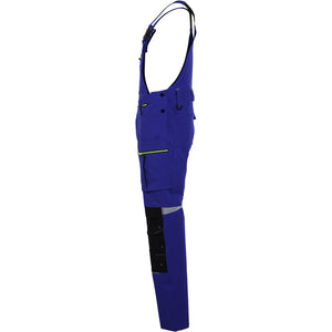 Planam rECOline Bibpant royal blue/black - Model view 4