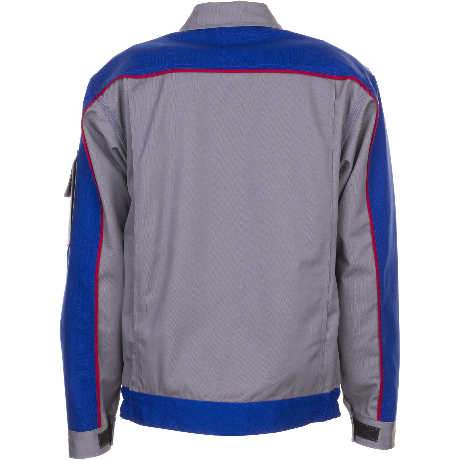 Planam Highline Waisted Jacket zinc/royal blue/red - Model view 2