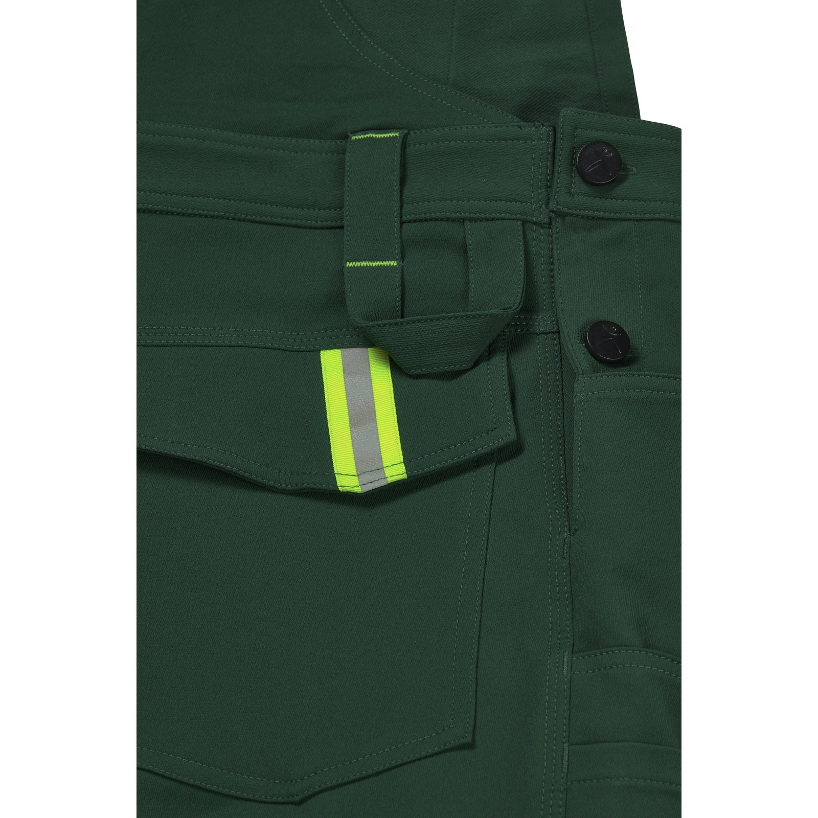 Planam rECOline Bibpant royal blue/black - No need to spend ages looking for your tools, thanks to the hammer loop.