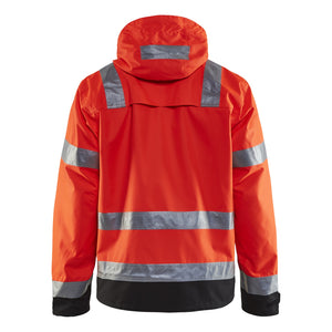 Blaklader BLAKLADER 48371977 Hi Vis Waterproof Jacket Work Jacket MEN - Windproof - 483719775599_CB