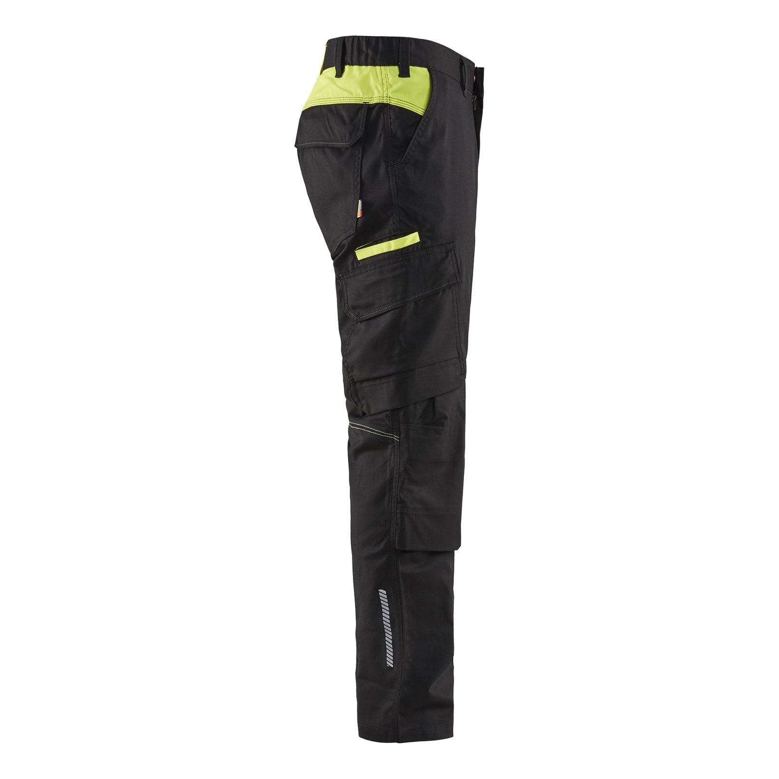 Blaklader BLAKLADER 14481832 | Industry trousers stretch with knee pad pockets Hi Vis Reflective Work Trousers Men - twill fabric - 144818329933_CR