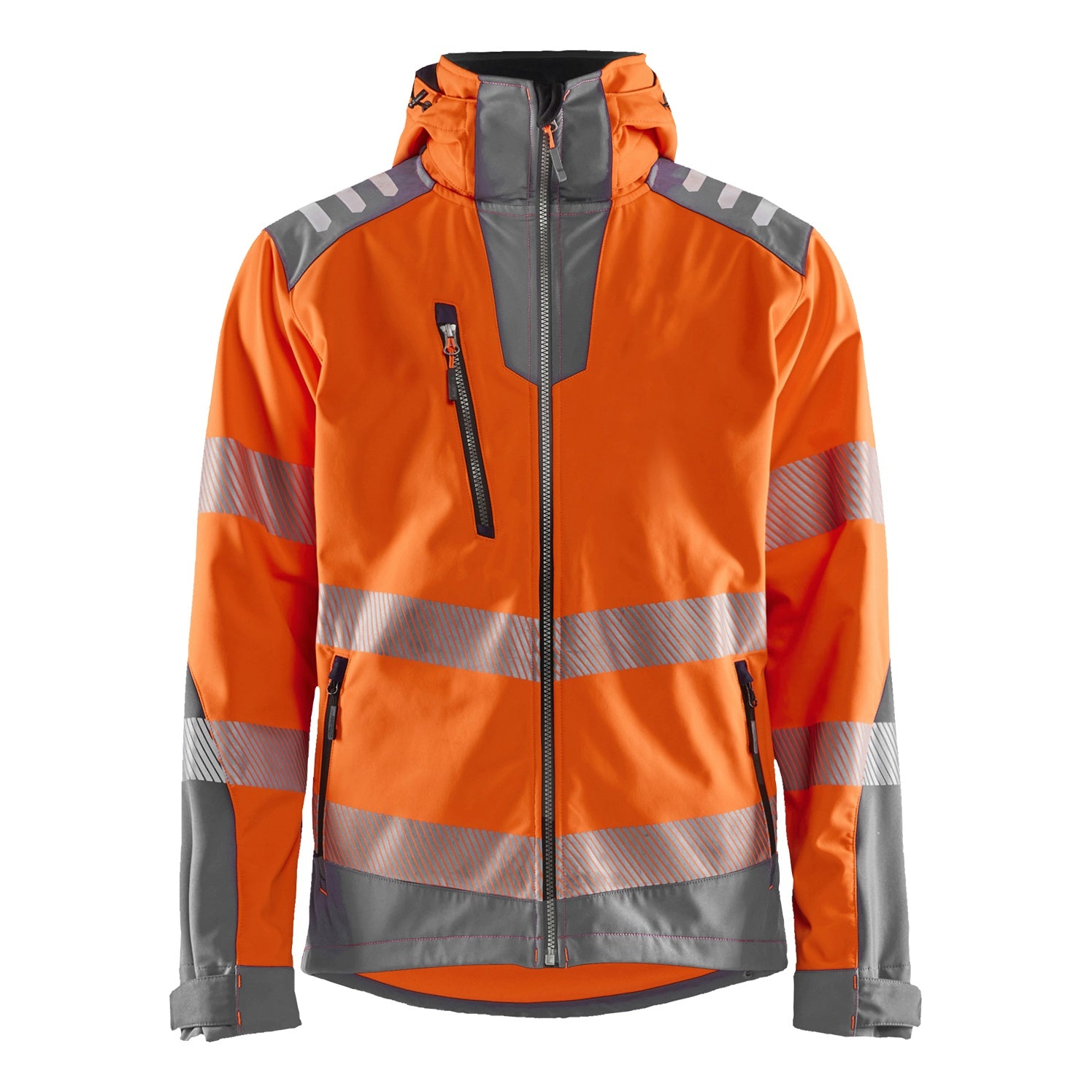 Blaklader BLAKLADER 44912513 Hi Vis Softshell jacket Hi Vis Reflective Softshell Work Jacket MEN - Waterproof - 449125135396