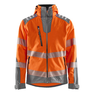Blaklader BLAKLADER 44912513 Hi Vis Softshell jacket Hi Vis Reflective Softshell Work Jacket MEN - Waterproof - 449125135396