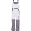 Planam Plaline Dungarees pure white/zinc - Main