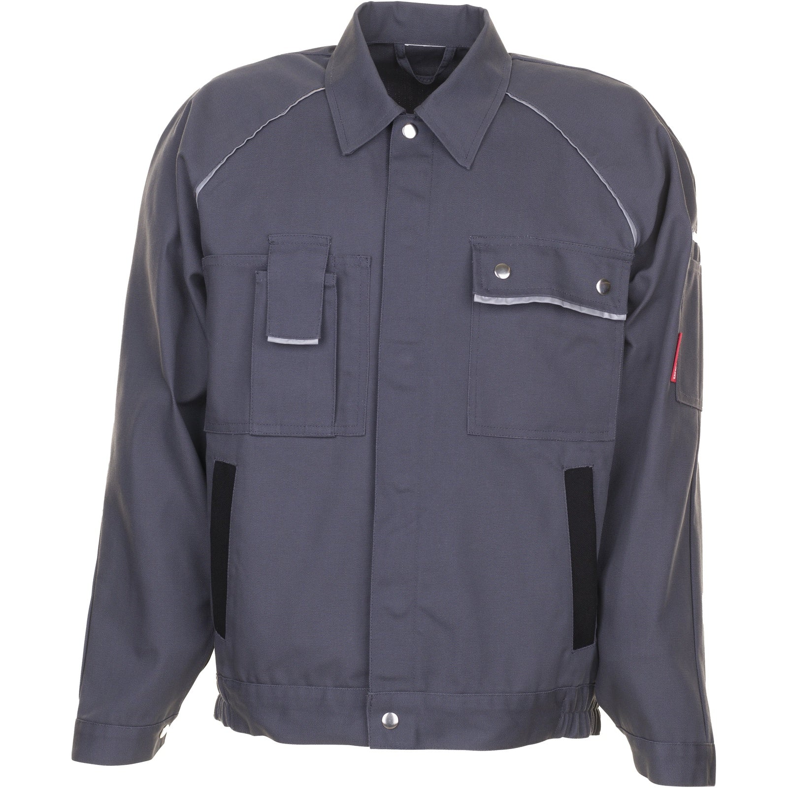 Planam Canvas 320 Waisted Jacket grey/black - Main