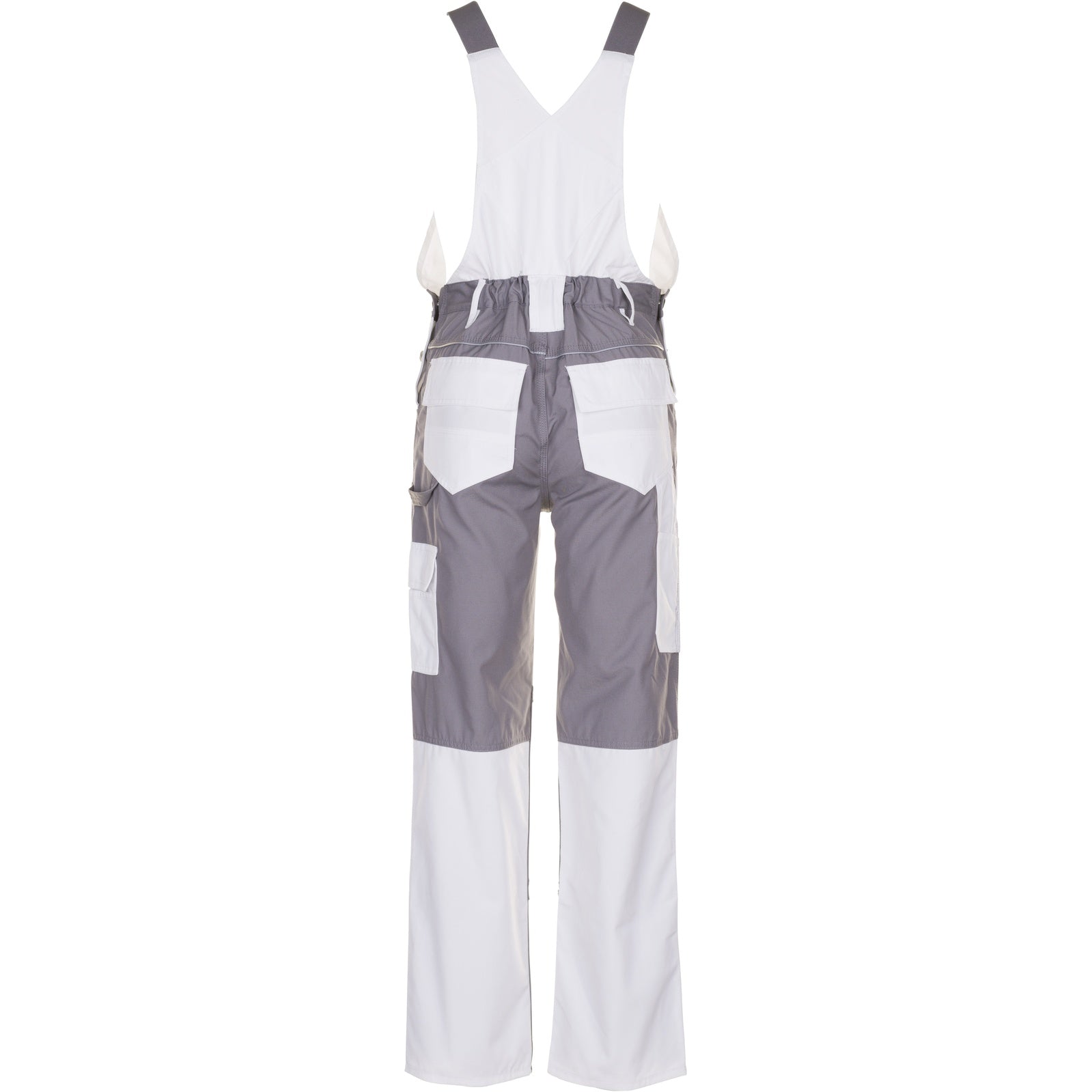 Planam Plaline Dungarees pure white/zinc - Model view 2