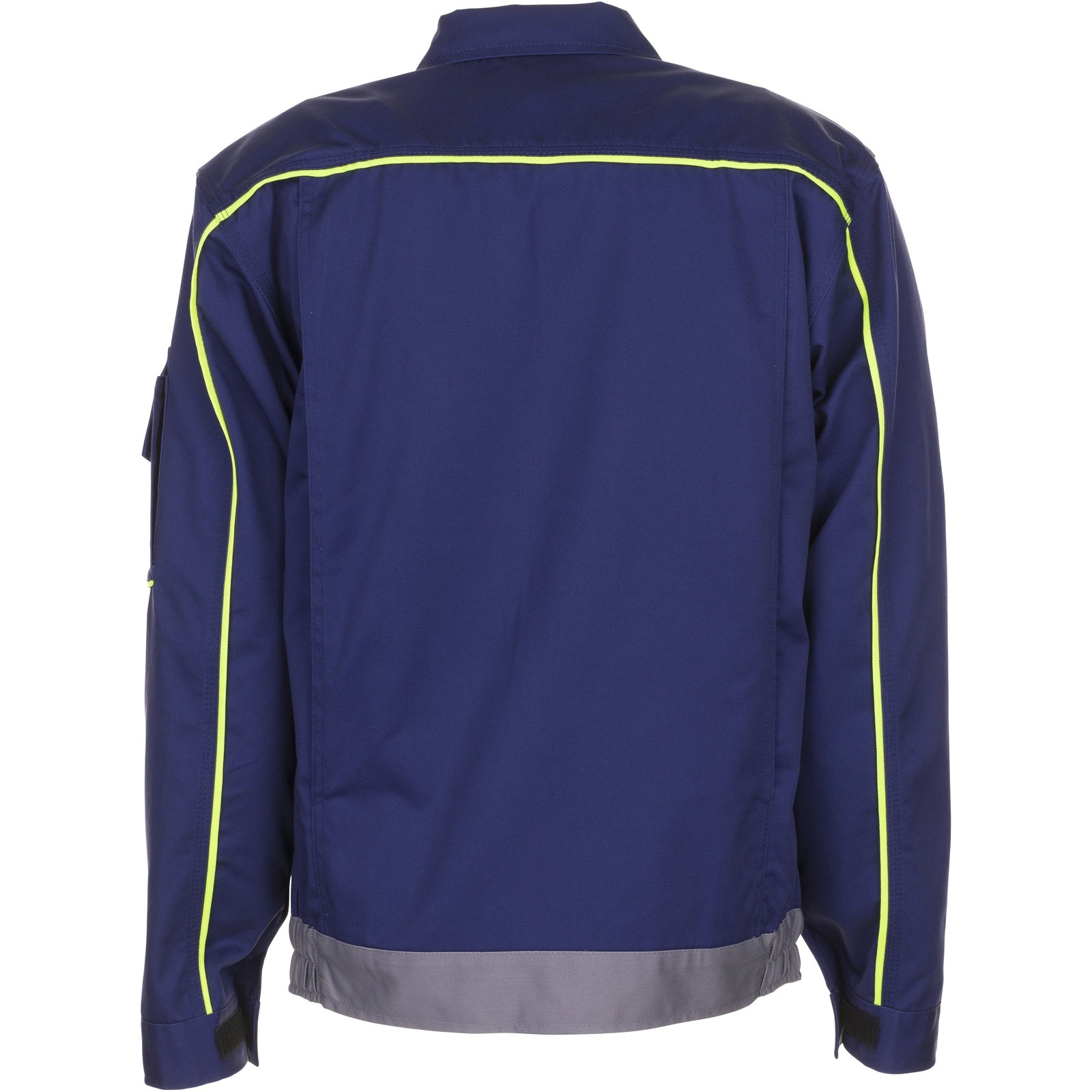 Planam Visline V2 Waisted Jacket marine/yellow/zinc - Model view 2