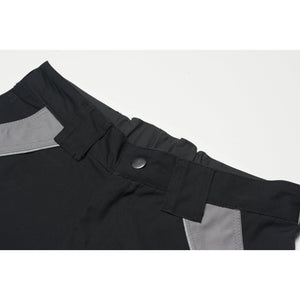 Planam Plaline Trousers pure white/zinc - The lower back stays warm thanks to the raised waistband.